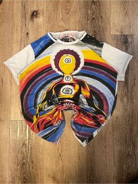 Graphic Chakra Short Sleeve Tee - Multicolor